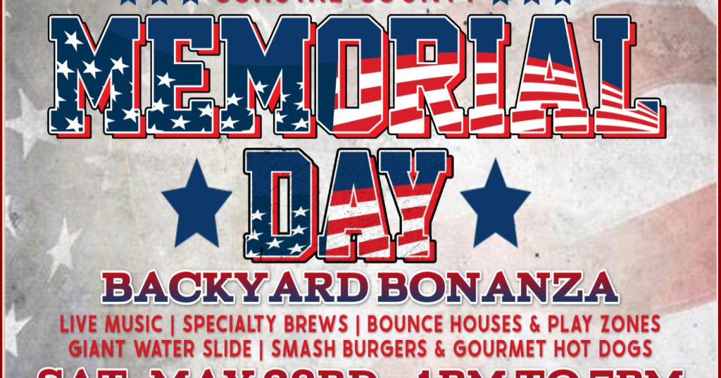Pre-Memorial Day Backyard Bonanza