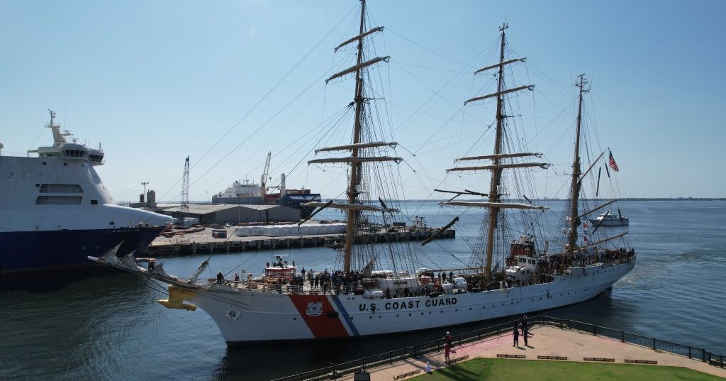 America's Tall Ship, U.S. Coast Guard Barque Eagle in Pensacola